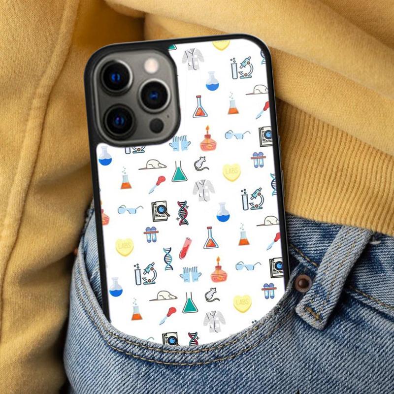 Fashion Biology Chemistry Soft Phone Case for iPhone 17 Air 16e Pro max 15 Pro 13 14 Plus 11 12 MagSafe Magnetic Coque
