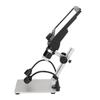 Digital Microscope 12MP 1600X 9in Screen USB Adjustable Bracket Microscope with 8 LED Lights 100‑240V EU Plug