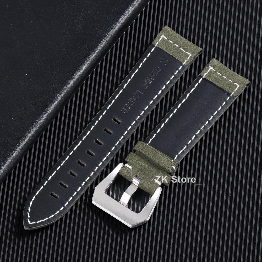 Оригинальный ретро-ремешок для часов из телячьей кожи, ширина 18 мм, 20 мм, 22 мм, 24 мм, подходит для часов Samsung и Seiko, универсальный сменный ремешок.