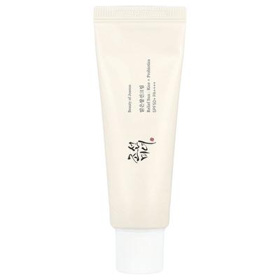 Прозрачный рисовый солнцезащитный крем, рис + пробиотик, SPF 50+ PA +++, 50 мл