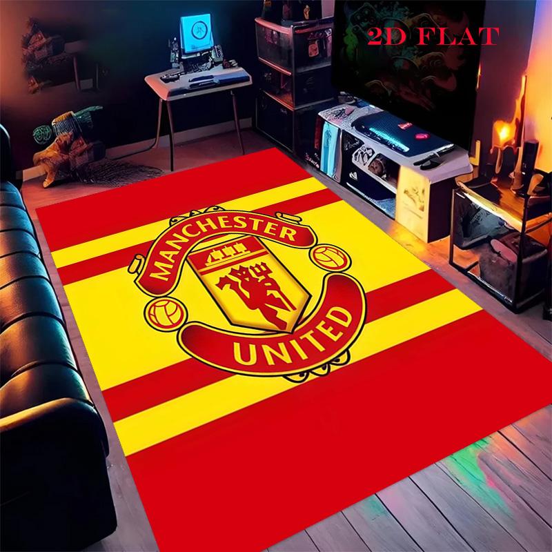 Ковер Man Utd для гостиной, спальни, дома, украшение дивана, нескользящий коврик для детских игр