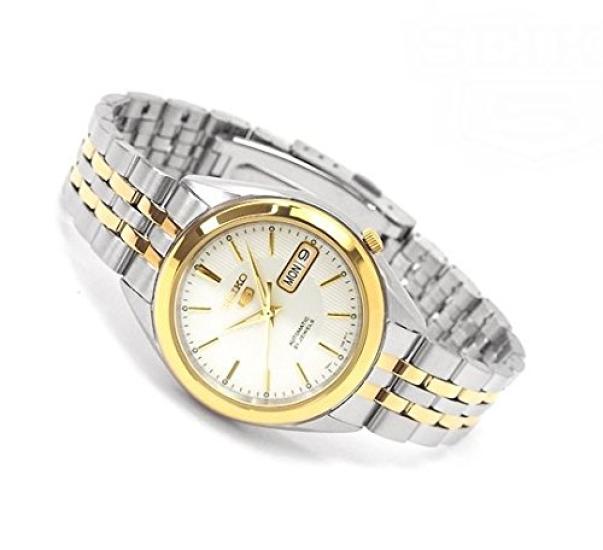Seiko Часы SNKL24K1 Автоматические с Белым Циферблатом [Seiko] Двухцветные Мужские