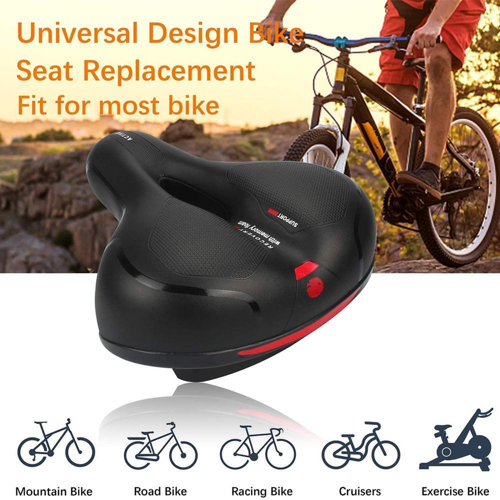Полое дышащее велосипедное седло для мужчин и женщин, седло для шоссейного велосипеда MTB, амортизирующее удобное удобное велосипедное сиденье с большой по...