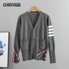 Spring and Autumn Women's Knitted Cardigan Sweater Short Jacket V Collar New Season Outwear