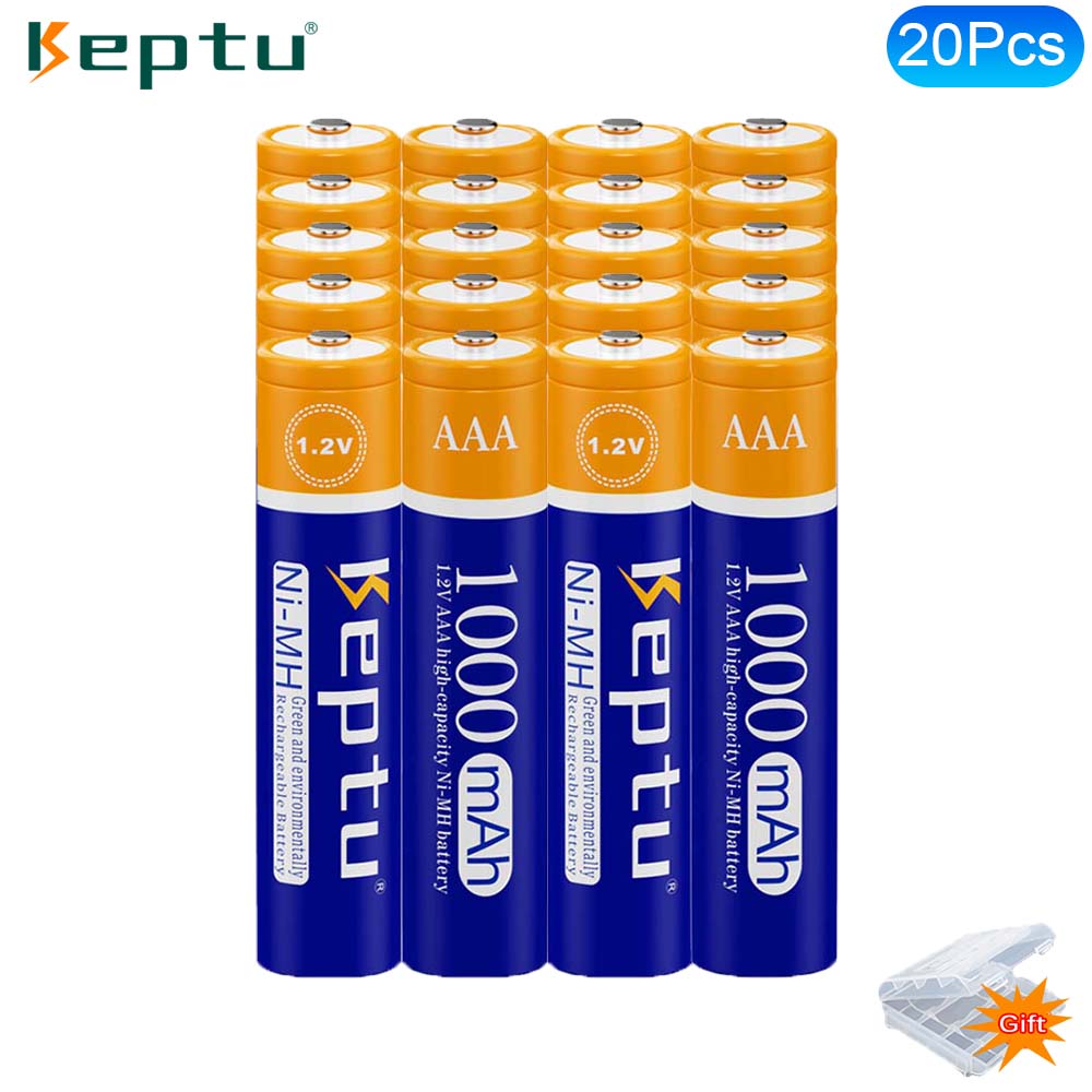 KEPTU 4-32 шт. Аккумуляторные батареи 3A AAA 1,2 В 1000 мАч Ni-MH