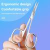 Professional Cuticle Scissors Ergonomic Stainless Steel Ultra Fine Curved Blade Cuticle Nippers Manicure Pedicure Tool