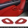 Красная Накладка на Ручку Двери Салона из Углеродного Волокна Подходит для Dodge Challenger 2011+ T