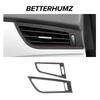 Для BMW Z4 E89 2009-2016 Из Алькантары Накладка-рамка на боковой воздуховод панели приборов Наклейка Аксессуары для тюнинга интерьера автомобиля