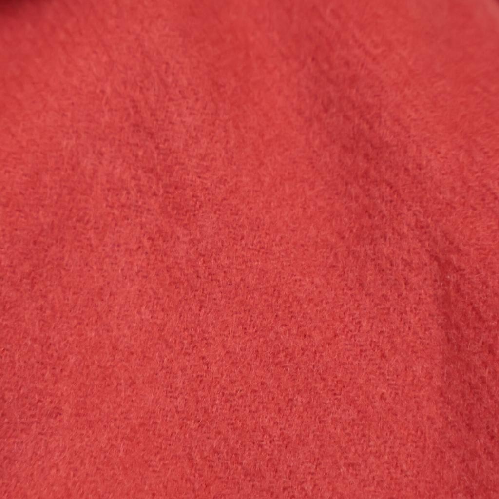 Hermes Cashmere/wool Fringe Scarf OrangeUsed