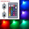 2X C5W Car Led RGB 5050 6SMD 31/36/39/41mm Festoon Dome Car Door Lights Automobile Remote Controller Colorful Reading Lamps Roof Atmosphere Bulbs