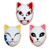 Halloween LED Luminous Demon Slayer Mask - Tanjiro & Sabito Cat Face Cosplay Mask