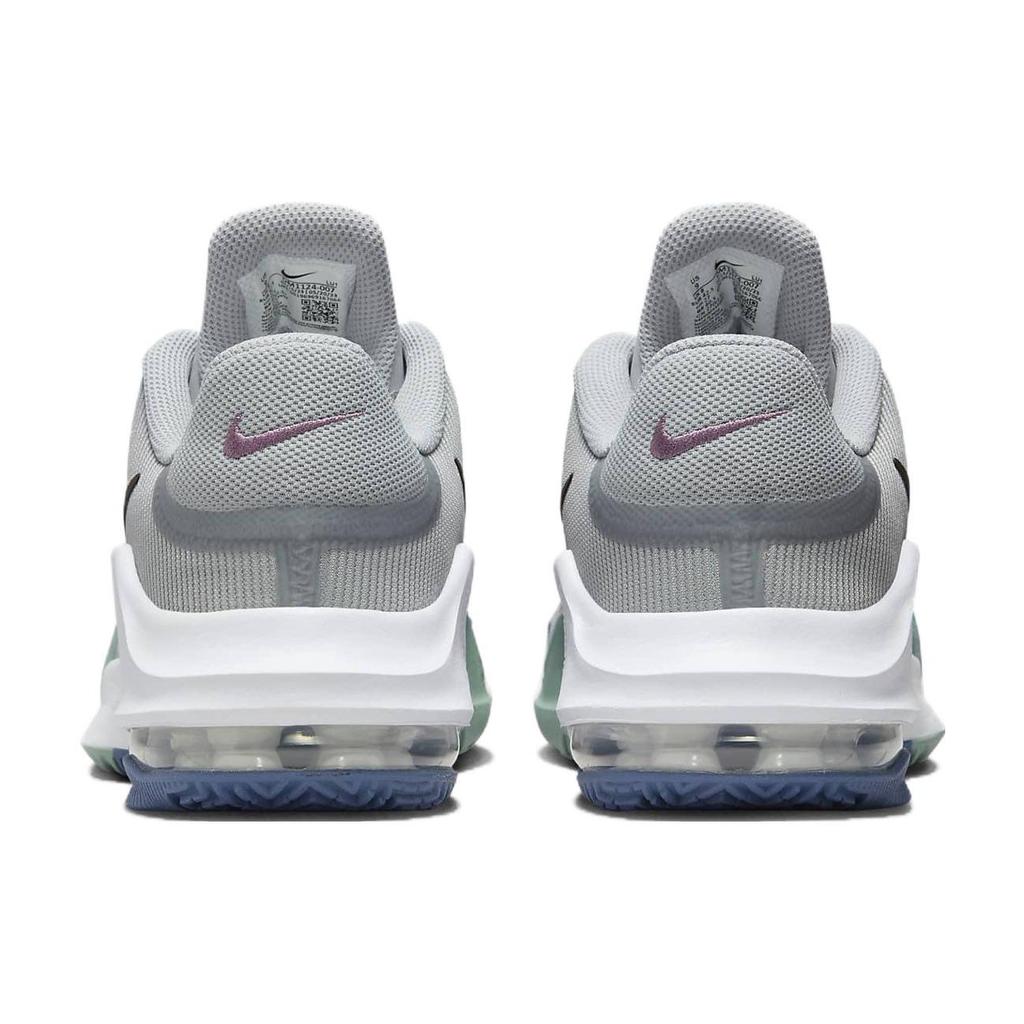 Nike Air Max Impact 4 Wolf Grey Burgundy Crush Unisex Sneakers Mineral Diffused-Blue DM1124-007