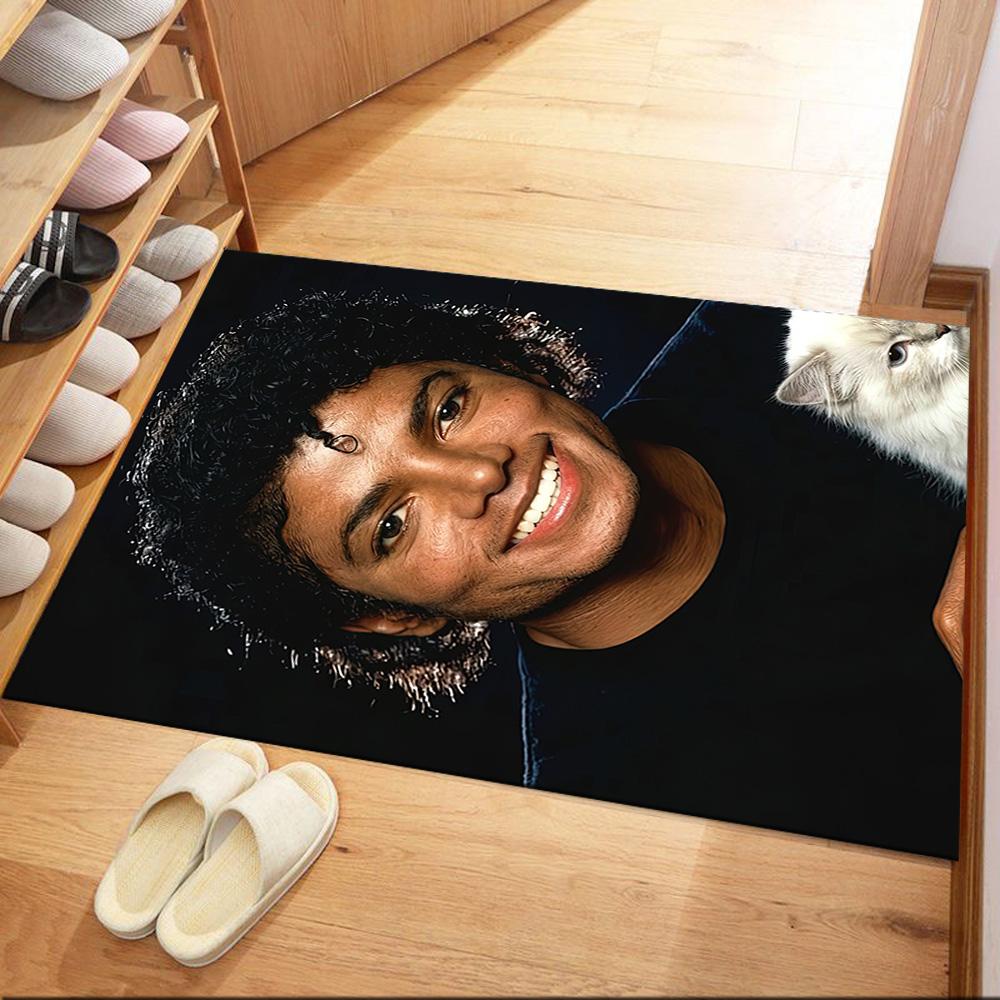 Michael Jackson 81 Floor Mat Design for Playrooms Foyer Hallway Living Rooms Antislip Carpet Office home decor