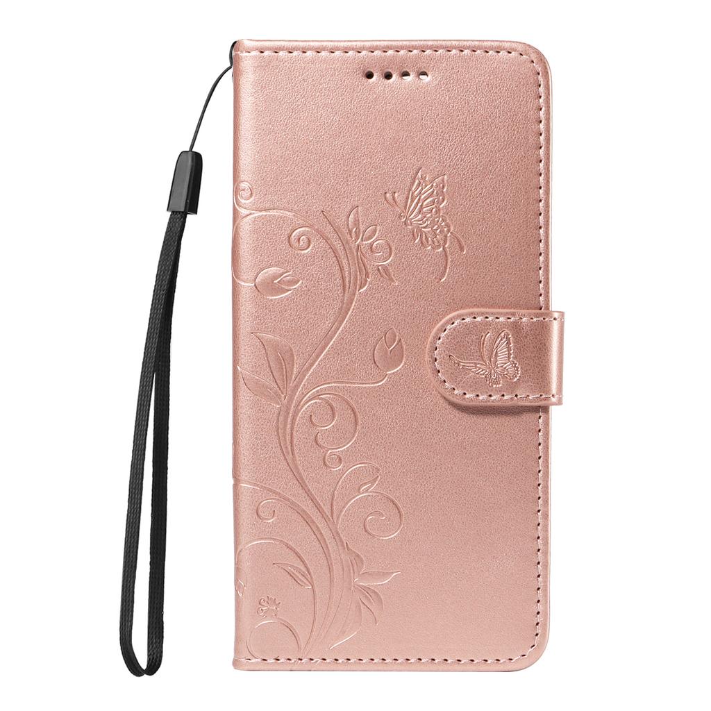 For Realme Narzo 70 5G/Narzo 70 Pro 5G/P1 5G/12 4G/12+ 5G PU Leather Cases Flower Pattern Wallet Stand Phone Cover with Strap