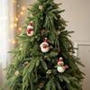 Christmas Hat Plush Bird Ornament Creative Xmas Decoration  Party Decor