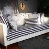 Cotton Fabric Non-slip Sofa Cushion Simple Modern All-season Universal Full Cover Back Armrest Sofa Towel Cover