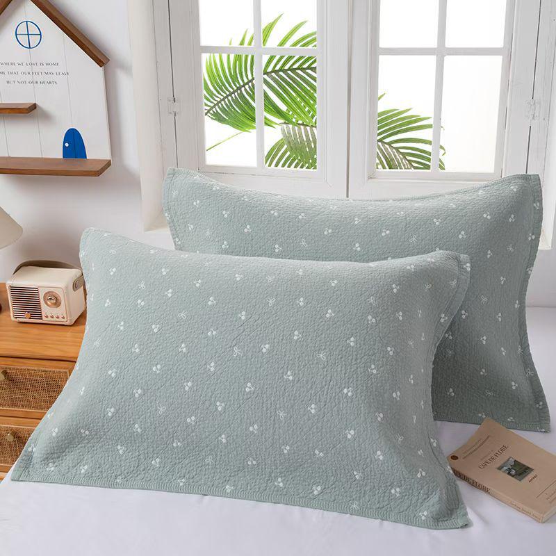 Washable Thickened Jacquard Cotton Pillow Towel - Enlarged, Luxurious, and Durable Design.