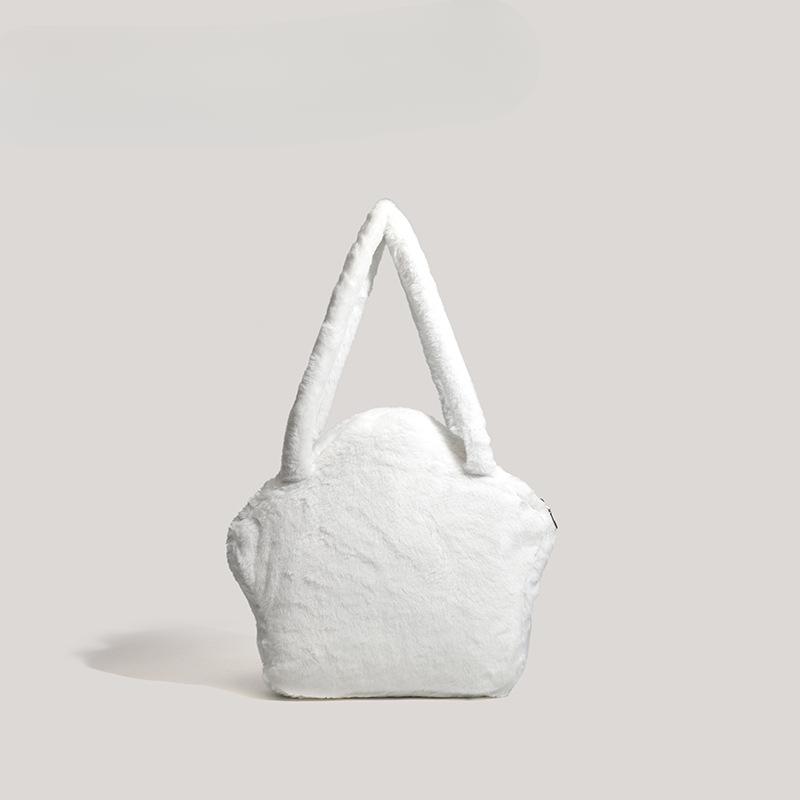 Осенние и зимние сумки-тоут с пятиконечной звездой серии Academy, милые плюшевые сумки со звездами, женские сумки на одно плечо