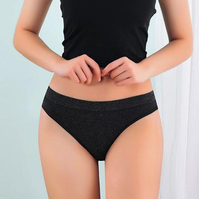 Женские трусики бесшовные с низкой талией эластичные с хорошей воздухопроницаемостью трусы с приподнятой попоной однотонные влагоотводящие трусы для занятий спортом и работы