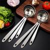 Stainless Steel Long Handle Spoon Colander Soup Spoons Hot Pot Scoop Cooking Utensils  For Hot Pot Home Kitchen Tableware