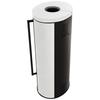 Freestanding Stove KRATKI ERIK Ø150 5.5 kW WHITE SATIN Ceramic Lid Black Close