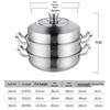Yingbaite 304 Stainless Steel Steamer Pot