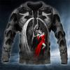 Spring Autumn Men's Hoodie Skull Graphics 3D Print Tops Fashion Unisex Sweatshirt Hip Hop Oversized Casual Clothing