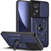 Case for Xiaomi 12 Pro - Shockproof - Rigid - Built-in Stand - Camera Protection - Navy Blue