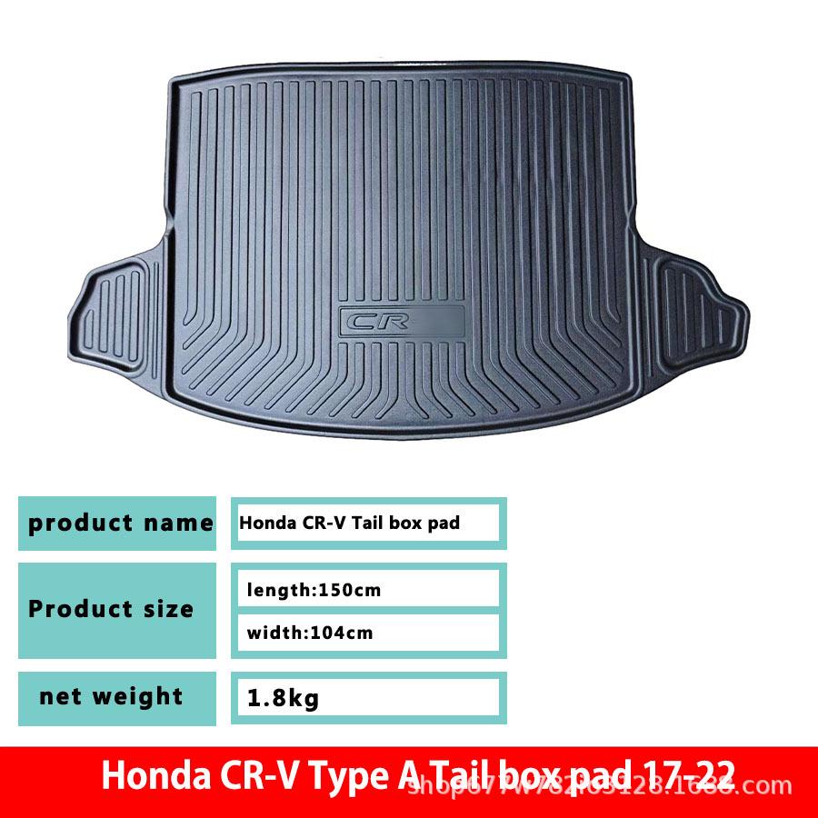 Экологичный коврик в багажник из ТПЭ для Honda CR-V Бензин - Износостойкий и водонепроницаемый апгрейд интерьера