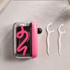 Automatic Ejectable Dental Floss Box with 10Pcs Floss Disposable Flossing Sticks Floss Organiser