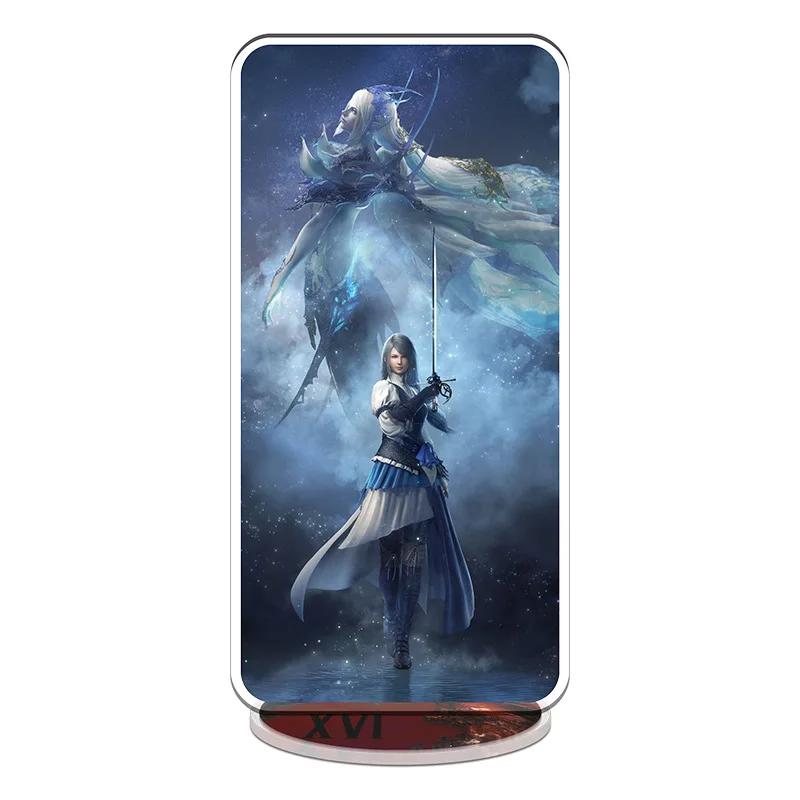 16см Фэнтези Игра Периферия КЛАЙВ-РОЗФИЛД Акриловые Стенды с Персонажами Карточные Подарки для Мальчиков Коллекция Украшение Игрушки Куклы