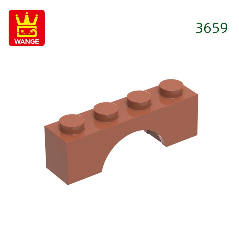 Нетоксичные 81 шт./лот 3659 1x4x2 Плоские арочные строительные блоки Moc Строительные аксессуары Детали Совместимые с Кирпичами Детские игрушки Подарок