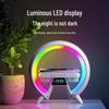 Bluetooth Night Light Speaker Clock with LED Display, 256 Modes, and Wireless Charging