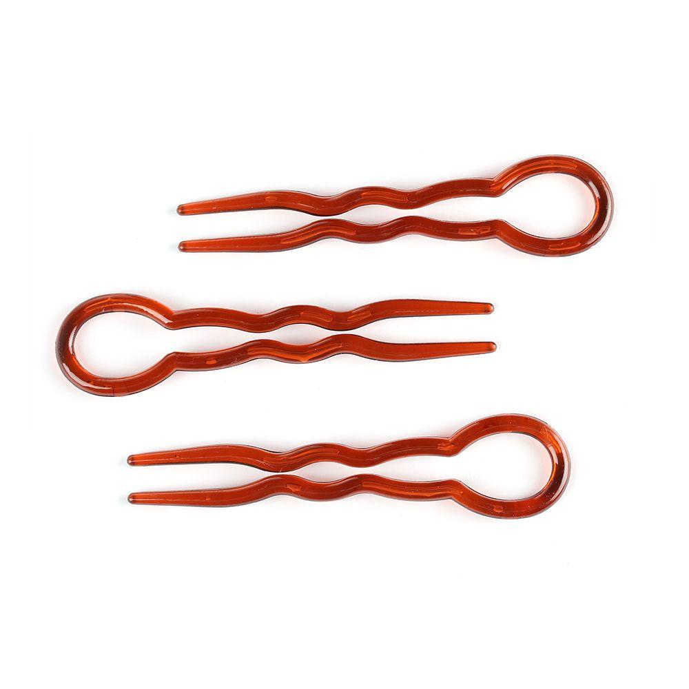 Fashion Hair Fork Styling Tools Hair Accessories U Shape Hair Clip Plastic Hair Stick Hairpin