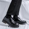 Fashion High Sole Increase Leather Shoes For Men Streetwear Fashion Casual Dress Leather Shoes Male Korean Office Commute Leather Shoes