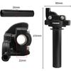 NIBBI Twists Throttle Grip,Dirt Bike Grips With Throttle Cable And Handlebar Grip For SSR125 Pit Bike, 22Mm Motorcycle Throttle Assembly