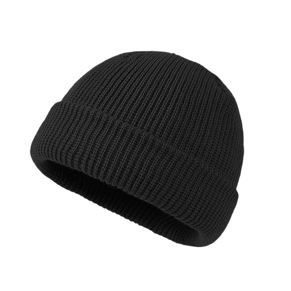 Теплая и повседневная зимняя вязаная шапка, шапки-бини, Skullies, пара, спортивная уличная шапка-тюбетейка, шапки-бини, толстые V6Y1