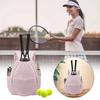Large Capacity Lightweight Sling Bag Zipper Closure Tennis Racket Bag Men and Women