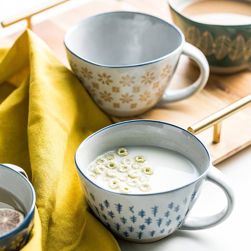 Винтажная керамическая кружка, керамическая кружка для кофе, чашка для чая с молоком, чашка для воды, стекло для воды, уникальные подарки, товары для дома