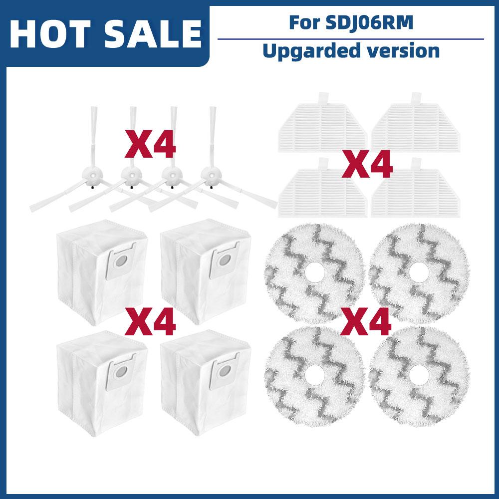 Для Xiaomi Roidmi EVA самоочищающийся опорожняющий робот-пылесос SDJ06RM запасные части аксессуары боковая щетка Hepa фильтр швабра пылесборник