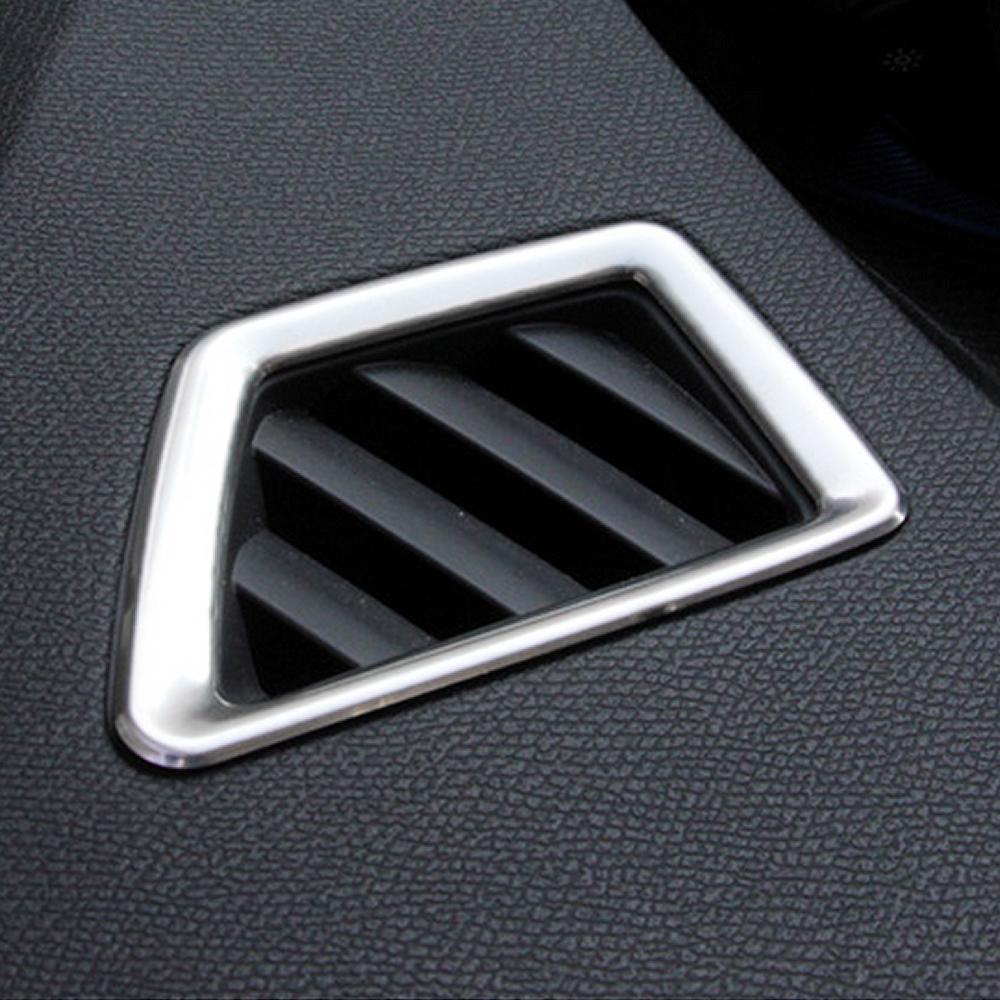 Car Front Air Conditioner Outlet Decoration Cover Car Styling Fit For 2017 2018 Peugeot 5008 3008 GT