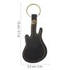 Guitar Pick Holder with 5 Picks, 12x5.2cm Electric Guitar Shape, Hangs from Keys, Compact, Ultra-Lightweight, Portable, and Easily Lost, Perfect Gift
