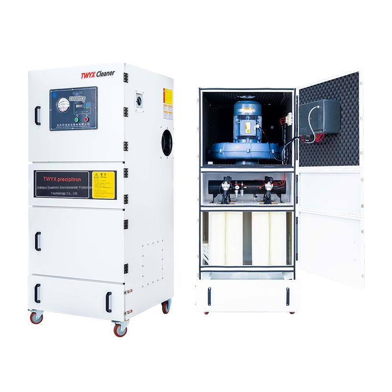 2.2kW Precision Grinder Dust Collector: Mobile Cabinet Mixing & Dust Collection Unit MCJC-2200
