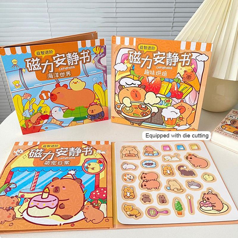 Капибара Магнит на холодильник Мультфильм Игра Книга День рождения Мероприятия Справочник Тихая Книга Целый Детский Декоративный
