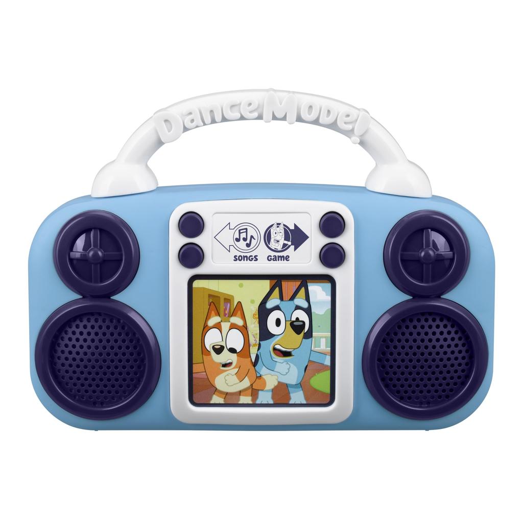 EKids Bluey Игрушечный музыкальный плеер, Игрушка для малышей со встроенной музыкой, Игрушки Bluey станут отличным подарком на Рождество для детей