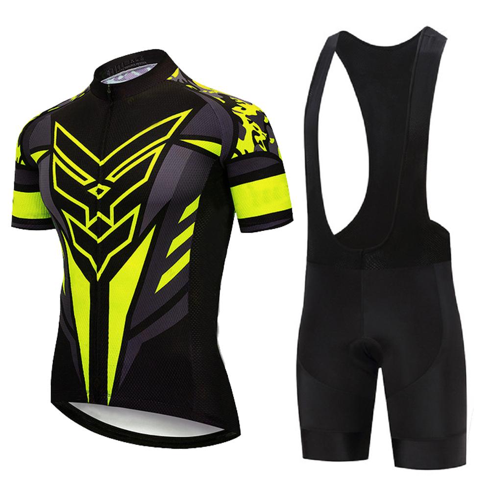 2026 NEW Cycling Jersey Set Summer Short Sleeve Breathable Men's MTB Bike Cycling Clothing Maillot Ropa Ciclismo Uniform Suit