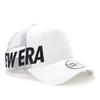 [New Era] New Era Mesh Cap 9FORTY A-Frame Trucker 14666211 NER32C6449 WhiteBlack Essential ONSPOTZ Exclusive Men's Women's Hat 940 SpringSummer