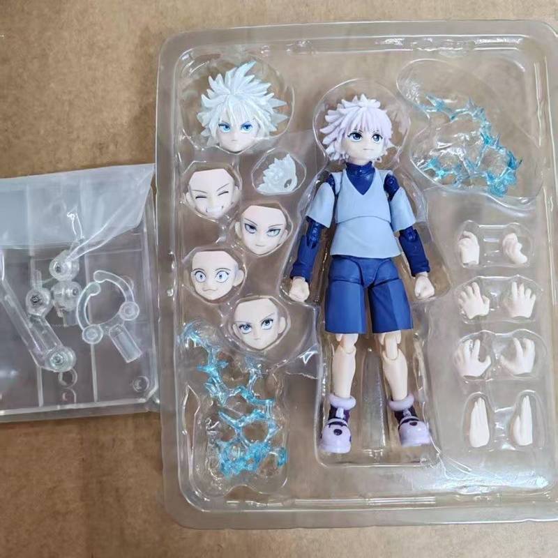 В наличии Высококачественная Фигурка Действия Killua Zoldyck из Hunter X Hunter S.H.Figuarts Высокодетализированная Коллекционная Модель Игрушка Подарки