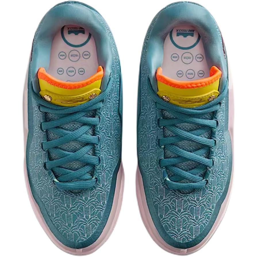 Nike LeBron XXIII для начальной школы 'Miami Twice' (унисекс) Детские баскетбольные кроссовки IM9005 001 / Дымчато-синий / Молния / Полный оранжевый / Разноцветные