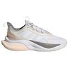 Adidas Alphabounce+ White Peach Women Sneakers Cloud-White Zero-Metallic Grey-Three HP6147
